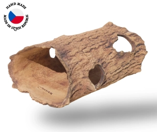 Terrasaur Keramický kmen do terária – úkryt pro plazy vel. L