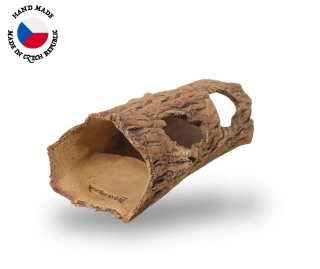 Terrasaur Keramický kmen do terária – úkryt pro plazy vel. S